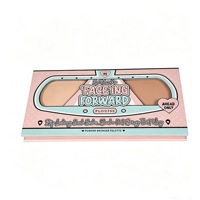 Luxuriöse Rosa Lidschatten-Palette Papierbox 8 Herzförmige Schalen Klappdeckel Make-up-Palette Pappe OEM Private Label Großhandel