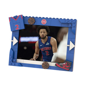 Cadre photo de blocs de construction sportifs très prisé, jouet de construction de basketball professionnel américain compatible avec les blocs en ABS - Product Image 4