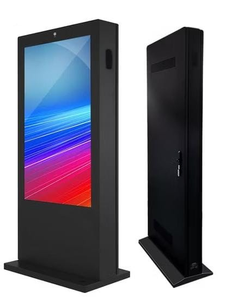 Ngoài trời hai mặt kỹ thuật số biển 55/75/98 inch cột Trần núi không thấm nước & UV kháng LCD hiển thị - Product Image 2