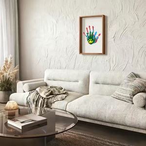 <span class=keywords><strong>Cadre</strong></span> photo de couple créatif <span class=keywords><strong>empreinte</strong></span> de main <span class=keywords><strong>cadre</strong></span> photo de <span class=keywords><strong>famille</strong></span> imprimé palmier fait main bricolage - Product Image 4