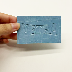 Customized crocodile skin leather patch wholesale embossed logo heat-pressed jeans truck <b>driver</b> leather label - Product Image 5