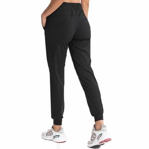 Women's Casual Women's Mid Waist Long Jogger Quick Dry Breathable <b>Fleece</b> <b>Leggings</b> with Pockets Fitness Streetwear Joggers - Product Image 3