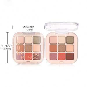 Paleta de Sombras de Ojos de 9 Colores, Alta Pigmentación, Venta al Por Mayor, Fabricante de Cosméticos, OEM - Product Image 2
