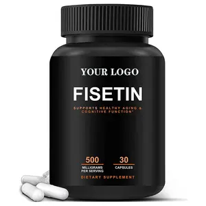 Фисетин по индивидуальному заказу, 500 мг, чистый фисетин, Апигенин, лютеолин, кверцетин, капсулы фисетин, лютеолин, комплексные капсулы