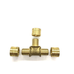 Tubomart OEM 真鍮製PEXスライド式継手 イコールティー アキシャルコネクタ ユニオン（PEX PERT給水用） - Product Image 2