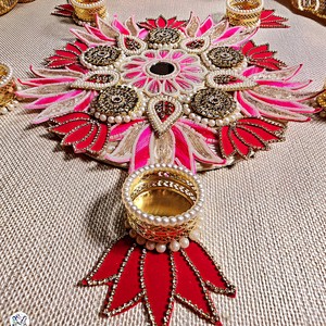 Portavelas de Metal estilo Rangoli Premium, exquisita decoración del hogar para ocasiones de Diwali, crea un ambiente cálido y acogedor para la habitación - Product Image 2