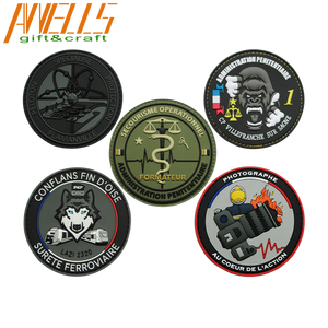 <span class=keywords><strong>France</strong></span> bras et drapeau National français PARIS BJ1 GSG9 GIPN GIGN BRI GIR Patch tactique en caoutchouc PVC avec crochet et boucle - Product Image 2