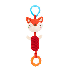 BBean Jouet <span class=keywords><strong>musical</strong></span> sensoriel personnalisé en peluche douce <span class=keywords><strong>pour</strong></span> bébés, avec hochet suspendu en forme d'éléphant, de crocodile et de renard, et <span class=keywords><strong>carillon</strong></span> à vent - Product Image 3