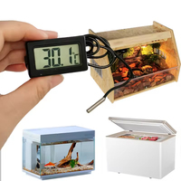 Mini thermomètre numérique intégré pour aquarium, réfrigérateur, mesure de la température de l'eau, sonde étanche