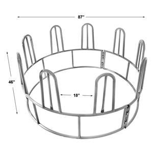 <span class=keywords><strong>3</strong></span> Stück zusammen gebauter runder Heu futter automat für Rinder-/Schaf-Rundpferd-Heu futter automat - Product Image 2