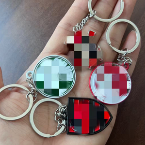 Llaveros de Fútbol de Aleación de Zinc Esmaltados de Lujo Vintage al por Mayor, Llaveros de Equipos de Fútbol Impermeables, Ligeros y Modernos para Aficionados - Product Image 6
