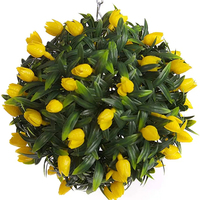 Künstliche Grünpflanzen Wohnzimmer Deckendekoration Hochzeit Plastik Hängende Topiary-Kugel Innenraum Künstliche Blume