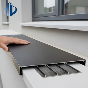 <span class=keywords><strong>Copertura</strong></span> per Grondaia in Lega di Alluminio Moderna e Resistente per Drenaggio Acque Piovane da <span class=keywords><strong>Balcone</strong></span>, Installazione a Vite, Vendita all'Ingrosso - Product Image 1