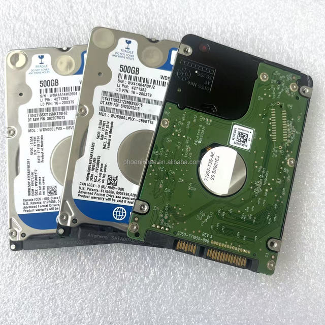 Good Quality 500gb 1TB 2.5inch Sata Second Hand Hard Drive 1tb HDD Wholesale for Laptop