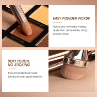 IMAGIC professionnel végétalien 9 pièces ensemble de pinceaux de mélange sans cruauté tête de brosse à dents conception fibre de Nylon pour le maquillage du visage