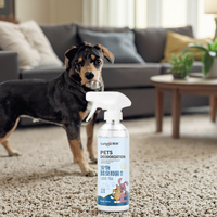 Détachant pour tapis à forte odeur pour les animaux domestiques, éliminateur d'urine, enzyme, éliminateur d'odeurs pour animaux domestiques, nettoyant pour tapis en spray, Cologne pour chien