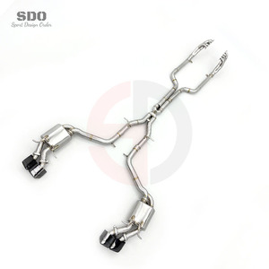 Điều chỉnh ống xả đầy đủ cho Mercedes-Benz C63 Amg w204 6.2L 2011-2015 thép không gỉ catback hiệu suất thoát ống xả đa tạp - Product Image 3