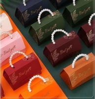 Luxe perle sac à main Style mariage boîte à bonbons réutilisable douche nuptiale faveur sac cadeau pour bijoux/parfum fête d'anniversaire décor
