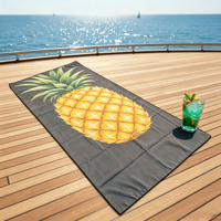Corporate Gift Custom Microfiber Beach Towel Large Size Printed Beach Towel Lightweight Fast Dry Bulk Supply Beach Towel