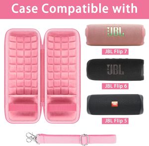 Étui de transport rigide de remplacement pour <span class=keywords><strong>enceinte</strong></span> <span class=keywords><strong>Bluetooth</strong></span> portable étanche <span class=keywords><strong>JBL</strong></span> Flip 7 6 5 (étui <span class=keywords><strong>rose</strong></span>) - Product Image 2