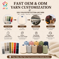 Competitive Price 100% Polyester Core Spun Yarn 32S Eco-Friendly Recycled Dyed High Strength for Socks Sewing Embroidery