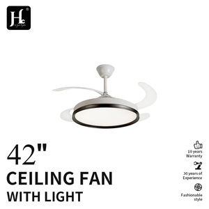 42-inch modern <b>ceiling</b> fan telescopic <b>ceiling</b> fan with LED <b>light</b> and <b>remote</b> <b>control</b> - Product Image 2