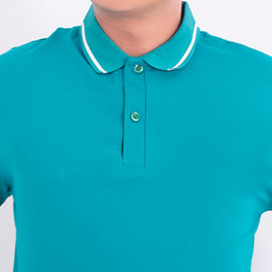 Camiseta Polo Personalizada Hecha de Tela de Mezcla de Algodón de Alta Calidad, Textura Suave, Ideal para la Imagen Corporativa o Ropa para Eventos de Equipo - Product Image 5