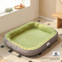 Coussin pour animaux de compagnie quatre saisons, tapis doux pour chien, lavable, nid pour chat, coussin rectangulaire épais pour animaux de compagnie, pour usage intérieur