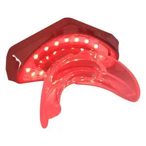 Alat pemadat bibir silikon, lampu LED isi ulang terapi bibir mengurangi garis bibir perangkat