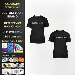 T-shirt graphique personnalisé avec impression dos et manches, en coton noir, col rond, unisexe, pour fans de <span class=keywords><strong>rap</strong></span>, décontracté, manches courtes, vente en gros - Product Image 1