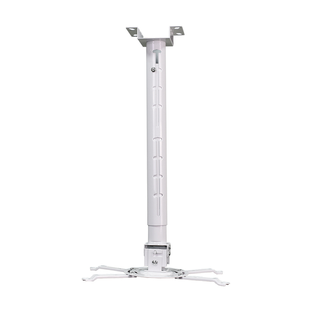 Projector Mount Wall or Ceiling Bracket with Adjustable Height and Extendable Arms Projection Mount for Different Size Projector