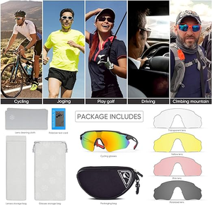 Спортивные HB-502 Hubo, новейшие солнцезащитные очки на заказ, уличные солнцезащитные очки-авиаторы, велосипедные солнцезащитные очки, производитель - Product Image 6