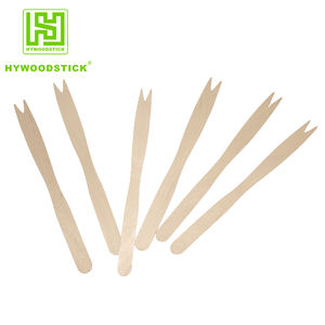 Vente chaude Fourchette à fruits jetable en bambou écologique pour supermarché Foretaste - Product Image 4