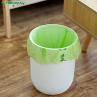Kantong Sampah Tali Serut 13 Galon, Kantong Sampah Dapur Tebal, Biodegradable, Anti Bocor
