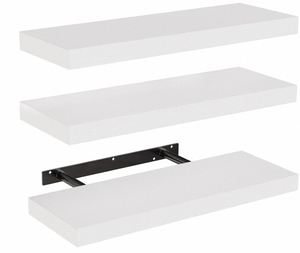 Étagères murales flottantes en bois pour salle de bain, chambre, salon, cuisine, <span class=keywords><strong>petite</strong></span> étagère suspendue - Product Image 1
