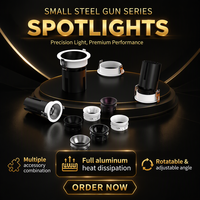 Spot encastré LED haute puissance anti-éblouissement, projecteur de plafond en aluminium, couleurs multi-réflecteurs, 3 tailles, éclairage intérieur pour la maison