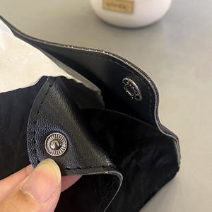 Boîte à mouchoirs en cuir simple, blanche, à bouche ronde, imperméable, polyvalente, pour salon, table basse, salle de bain, rangement pratique - Product Image 4