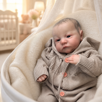 Boneka Bayi Reborn 18 Inci, Mirip Asli, Bahan Vinyl Lembut, Boneka Bayi Baru Lahir Realistis, Mainan untuk Anak, Hadiah, Grosir, Custom