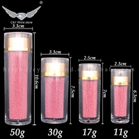 Micro-billes de cristal, caviar, pierres rondes pour ongles, strass en gelée, perles de strass en vrac