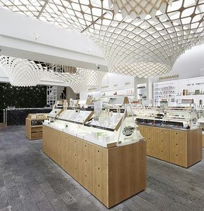 Vitrina de Exhibición Cosmética con Retroiluminación LED de Colores, Puertas de Vidrio con Cerradura, Resistente al Agua y Duradera, <span class=keywords><strong>Precio</strong></span> Económico de Fábrica - Product Image 2