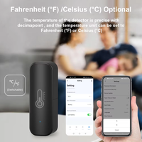 Promotion Capteur Tuya Zigbee Temp & Humi Capteur Thermomètre Hygromètre Mesure Zigbee 3.0 Prise en charge Alexa Yandex Alice Control