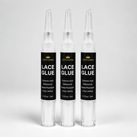 Fabricant de colle pour perruques en marque privée OEM, adhésif transparent pour dentelle, résistant à l'eau, forte tenue pour perruques à dentelle frontale