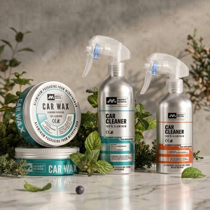 Botella de Aluminio OEM con Pulverizador y Gatillos Negros para Loción de Lavado de Autos sin Agua, Suministros Automotrices Ecológicos y Sostenibles - Product Image 4