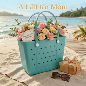 Sac de plage grande capacité pour femme, en EVA léger, personnalisable avec logo, imperméable et lavable, idéal pour le shopping – Vente en gros - Product Image 6