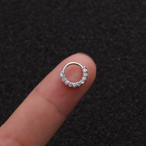 Orecchini a Cerchio Piccoli in Acciaio Inossidabile Rainbow Little Huggies, Anelli Minuscoli per Cartilagine, Piccoli Piercing Helix, Trago, Cerchi per Uomo - Product Image 5