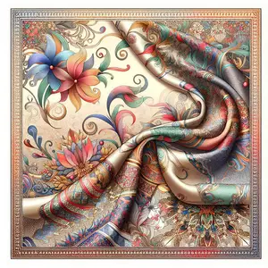 OEM ODM Moda Diseño personalizado 100% Bufanda pura Bufandas de China Seda 100% Bufanda de seda