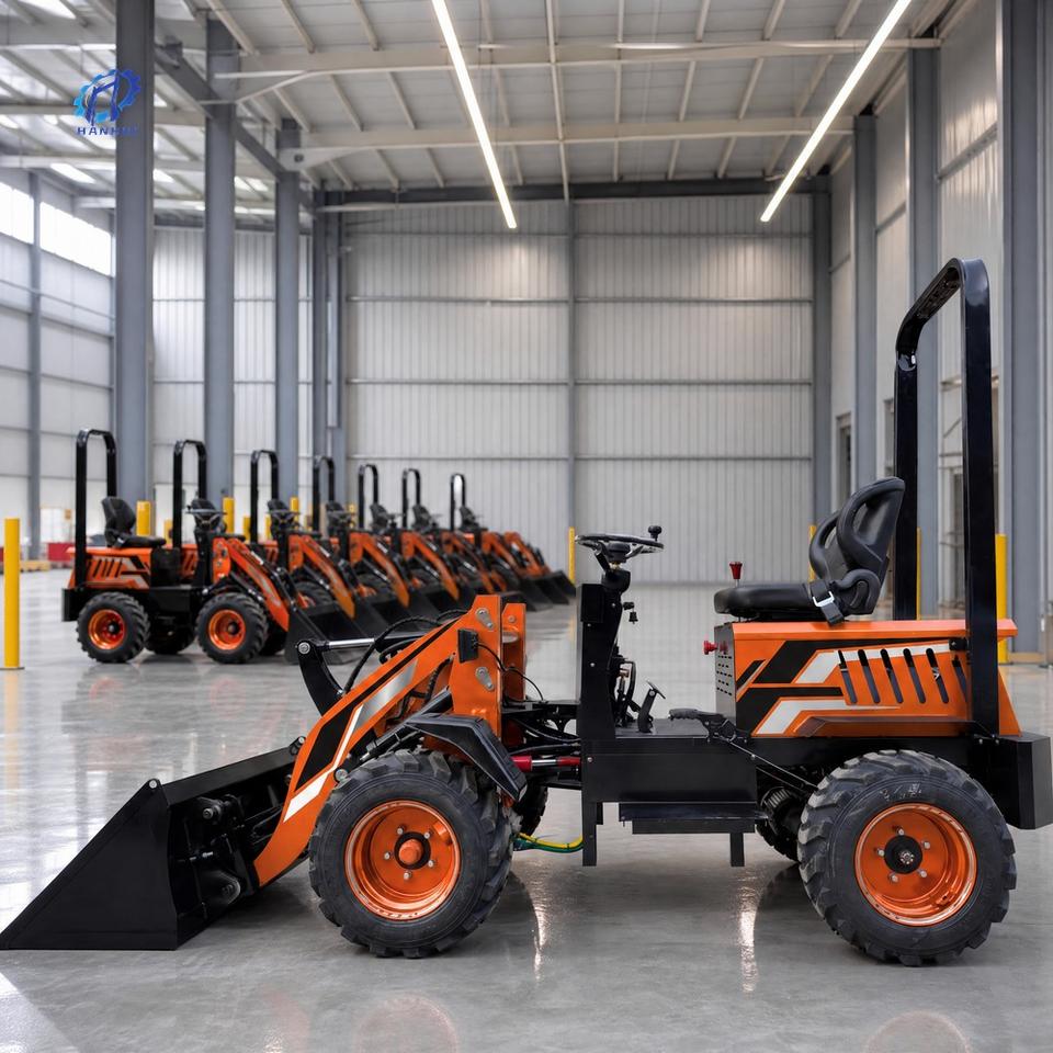 Factory Direct 400kg Mini Wheel Loader 4x4 Diesel or Electric CE EPA ...