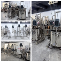 Émulsifiant à cisaillement élevé en acier inoxydable à levage pour le mélange de jus, confitures, pâtes, sauces, crèmes, shampoings et onguents