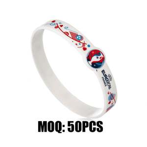 Grosso Silicon <span class=keywords><strong>Band</strong></span> Pulseira Ligação De Hemorróidas Borracha Refrective Pulso Trampolim Timing Set Pulseiras - Product Image 6