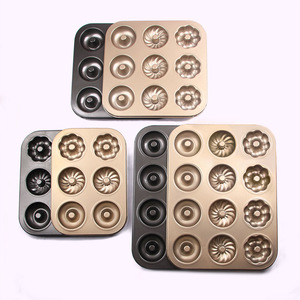 Molde para donas de 6 cavidades, antiadherente, de acero al carbono, para hornear donas y cupcakes - Product Image 3